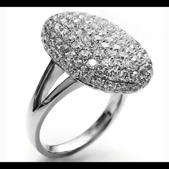 Vampire Twilight Bella AAAAA Zircon Engagement Ring S925 size 7 - Picture 7 of 11
